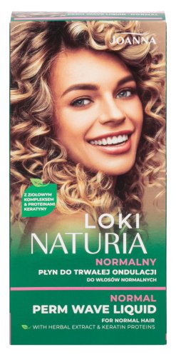 Joanna - Loki Naturia - Normal Perm Wave Liquid - Normalny płyn do trwałej ondulacji - 75 ml