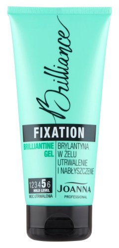 Joanna Professional - Brilliance Fixation Brilliantine Gel - Brylantyna w żelu - Utrwalenie i nabłyszczenie - 5 - 200 g