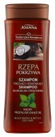 Joanna - Tradycyjna Receptura - Balancing and Strengthening Shampoo - Tonująco-wzmacniający szampon do włosów przetłuszczających się - Czarna Rzepa i Pokrzywa - 300 ml