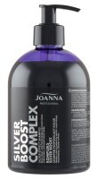Joanna Professional - Silver Boost Complex - Silver Effect Shampoo - Neutralizes Yellow Tones - 500 g