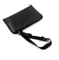 Many Beauty - 22-Brush Makeup Belt with Zipper - Black 