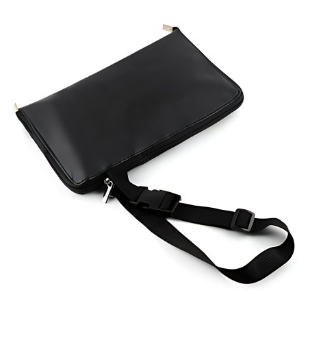Many Beauty - 22-Brush Makeup Belt with Zipper - Black 