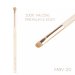 Many Beauty - Many Brushes - Focus on the Good - Zestaw 11 profesjonalnych pędzli do makijażu z gąbeczką i kosmetyczką - Vanilla