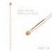 Many Beauty - Many Brushes - Focus on the Good - Zestaw 11 profesjonalnych pędzli do makijażu z gąbeczką i kosmetyczką - Vanilla