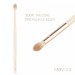 Many Beauty - Many Brushes - Focus on the Good - Zestaw 11 profesjonalnych pędzli do makijażu z gąbeczką i kosmetyczką - Vanilla