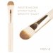 Many Beauty - Many Brushes - Focus on the Good - Zestaw 11 profesjonalnych pędzli do makijażu z gąbeczką i kosmetyczką - Vanilla