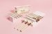 Many Beauty - Many Brushes - Focus on the Good - Zestaw 11 profesjonalnych pędzli do makijażu z gąbeczką i kosmetyczką - Vanilla