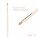 Many Beauty - Many Brushes - Know Your Basics - Set of 12 Professional Makeup Brushes with Sponge and Cosmetic Bag - Vanilla
