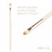 Many Beauty - Many Brushes - Know Your Basics - Set of 12 Professional Makeup Brushes with Sponge and Cosmetic Bag - Vanilla