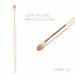 Many Beauty - Many Brushes - Know Your Basics - Set of 12 Professional Makeup Brushes with Sponge and Cosmetic Bag - Vanilla