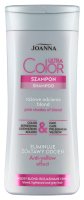 Joanna - Ultra Color Shampoo - Szampon do włosów dający odcień różowego blondu - Neutralizuje żółte refleksy - 200 ml