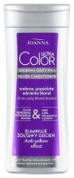 Joanna - Ultra Color - Silver Contitioner - Srebrna odżywka do włosów - Neutralizuje żółte tony - 200 g