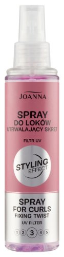 Joanna - Styling Effect - Spray for Curls - Spray do loków utrwalający skręt - 150 ml