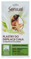 Joanna - Sensual - Mocne plastry do depilacji ciała - 12 szt.