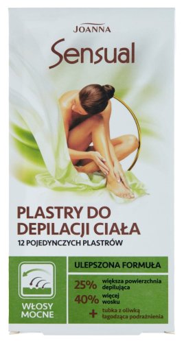 Joanna - Sensual - Strong Body Depilation Strips - 12 pcs.
