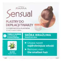 Joanna - Sensual - Facial Hair Removal Strips - For Sensitive Skin - 12 pcs.