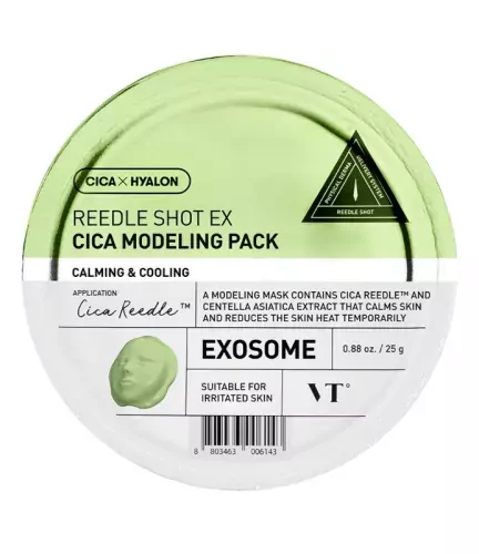 VT Cosmetics - Reedle Shot Ex Cica Modeling Pack - Modeling Algae Fce Mask with Centella Asiatica - 25 g 