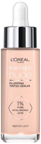 L'Oréal - True Match Nude - Plumping Tinted Serum - Skoncentrowane serum koloryzujące w podkładzie - 30 ml  - 1-2 ROSY LIGHT