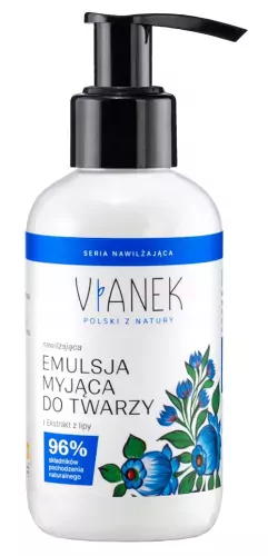 VIANEK - Moisturizing face cleansing emulsion with linden extract - 150 ml