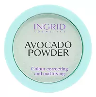 INGRID - Avocado Powder - Mattifying and Correcting Face Powder - 8 g 