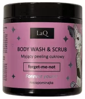 LaQ - Body Wash and Scrub - Naturalny peeling myjący - Niezapominajka - 220 g