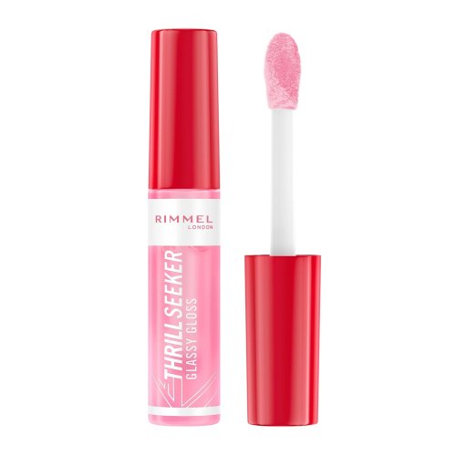 RIMMEL - Thrill Seeker - Glassy Gloss - Błyszczyk do ust - 10 ml  - 150 Pink Candy 
