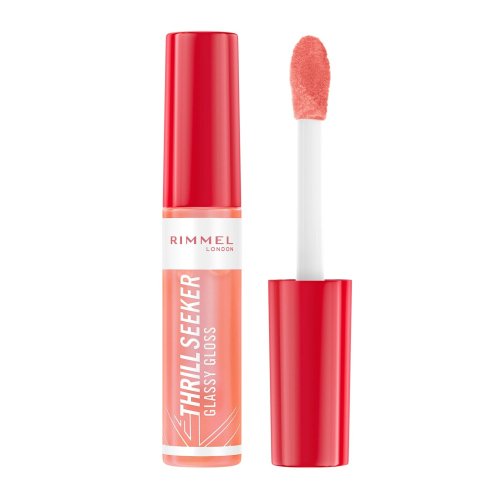 RIMMEL - Thrill Seeker - Glassy Gloss - Lip Gloss - 10 ml  - 250 Peachy Vibes