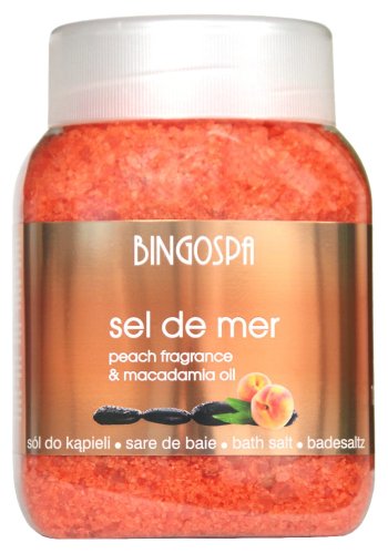 BINGOSPA - Bath Salt - Peach-scented - 1350 g
