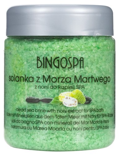 BINGOSPA - Dead Sea Brine - Bath Brine with Dead Sea Minerals and Noni - 550 g