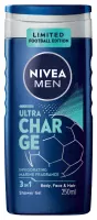 Nivea - MEN - ULTRA CHARGE - Body, Face & Hair Shower Gel 3in1 - 250 ml