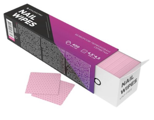 Staleks - Pro Nail Wipes - Perforowane waciki bezpyłowe - 400 sztuk - WE-400