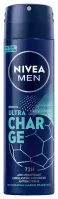 Nivea - MEN - ULTRA CHARGE - 72H Anti-Perspirant - Antyperspirant w aerozolu dla mężczyzn - 150 ml