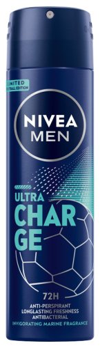 Nivea - MEN - ULTRA CHARGE - 72H Anti-Perspirant Spray - 150 ml