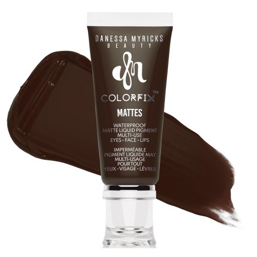 Danessa Myricks Beauty - Colorfix Mattes - Waterproof Matte Liquid Pigment - Wielofunkcyjny kosmetyk do makijażu oczu, ust i twarzy - 10 ml  - CHOCOLATE 