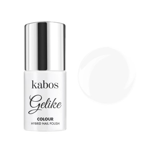 Kabos - Gelike - Colour - Hybrid Nail Polish - Lakier hybrydowy - 5 ml - PURE WHITE