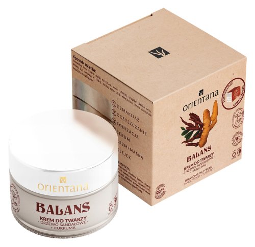 ORIENTANA - BALANS - Day & Night Face Cream - Krem do twarzy na dzień i na noc - Drzewo Sandałowe & Kurkuma - 50 g