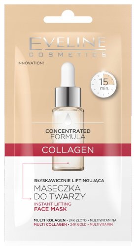 Eveline Cosmetics - Collagen - Instant Lifting Face Mask - 8 ml