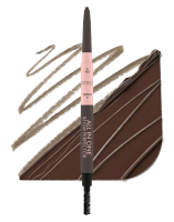 Catrice - All In One Brow Perfector - 3in1 Eyebrow Pencil - 2 x 0.2 g - 030 Dark Brown - 030 Dark Brown