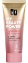 AA - MY BEAUTY POWER - Rozświetlający podkład do twarzy z wit. C - 30 ml - 01 Vanilla - 01 Vanilla