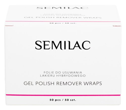 Semilac - Gel Polish Remover Wraps - 50 pcs.