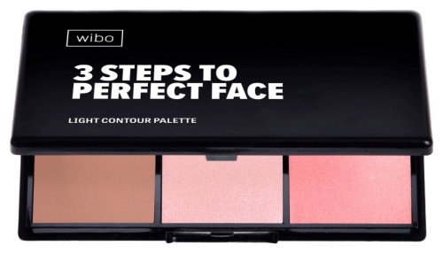 WIBO - 3 Steps To Perfect Face Contour Palette - Paleta do konturowania twarzy - 10 g