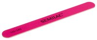Semilac - Wooden Nail File - Prosty, drewniany pilnik do paznokci - Różowy - 120/180