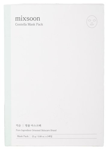 Mixsoon - Centella Mask Pack - Set of 5 Face Masks with Centella Asiatica - 5 x 25 g   