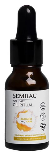 Semilac - Nail Care Oil Ritual - Moisturizing Oil for Nails and Cuticles - Shine and Care - 11 ml