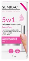 Semilac - Nail Power Therapy - 5in1 Nail Conditioner - Vegan - Rose Care - 7 ml