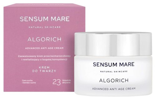 SENSUM MARE - ALGORICH Advanced Anti Age Cream - Revitalizing Anti-wrinkle Cream with Rich Texture - 50 ml