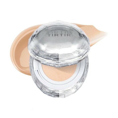 TIRTIR - Mask Fit Crystal Mesh Cushion SPF50+ PA++++ - Rozświetlający podkład pielęgnujący w poduszce - 15 g  - 23N Sand 