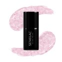 Semilac - Crushed Ice - UV Gel Polish - Hybrydowy lakier do paznokci - 7 ml - 491 Strawberry Ice - 491 Strawberry Ice