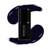 Semilac - Into Her Nature - UV Gel Polish - Hybrydowy lakier do paznokci - 7 ml - 420 Safari Night Blue - 420 Safari Night Blue