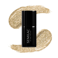 Semilac - Special Day - UV Gel Polish - Hybrydowy lakier do paznokci - 7 ml - 037 Disco Gold - 037 Disco Gold